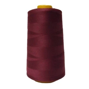 6000-Yard Spool Sewing Thread - 100% Polyester Overlock Cone for All Fabrics - Picture 1 of 53
