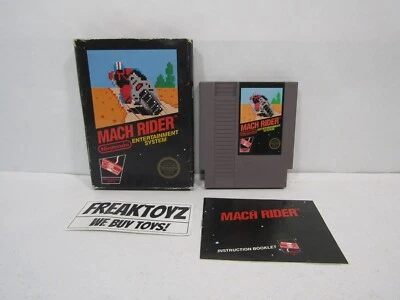 NES Mach Rider, 5-Screw, Boxed  with Manual - Image 1 of 4