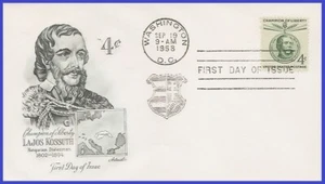 USA4 #1117 U/A ARTMASTER FDC   Lajos Kossuth - Picture 1 of 1