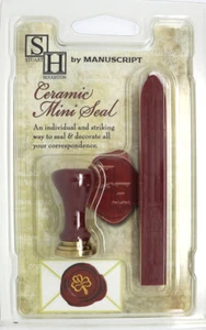 Lucky Irish Shamrock Mini Seal and Wax Set - Picture 1 of 3