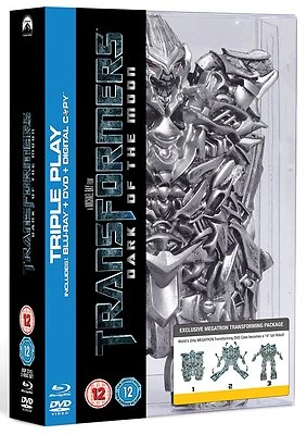 Transformers - Dark of the Moon - Triple Play Blu-Ray DVD - Transforming Package - Image 1 of 2