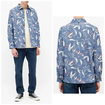 NWT Rag & Bone $395 Mace Shirt Jacket In Indigo Floral Size: XL - Image 1 of 4