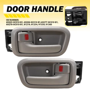 Interior Door Handle Front Driver Passenger For Toyota Tundra 2000-2006 Beige - Picture 1 of 10