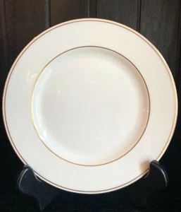 SET OF 2 Lenox FEDERAL GOLD Salad Plates Plate 8 1/8" China Classics Collection - Picture 1 of 3