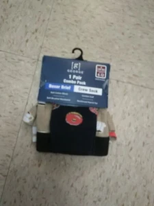 Nuevo con etiquetas Calzoncillos Boxer GEORGE PARA HOMBRES Calcetines Crew Café y Donuts S 28-30 - Imagen 1 de 2