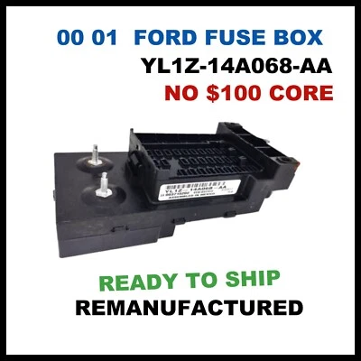 ✔ REBUILT ✔ YL1Z-14A068-AA  2000 Lincoln Navigator Interior Cabin Fuse Box - Image 1 of 3