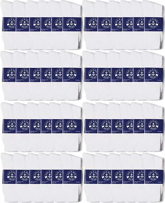 Paquete de 48 pares de calcetines ligeros de algodón para hombre a granel, donación para personas sin hogar baratos Foto 1 de 4