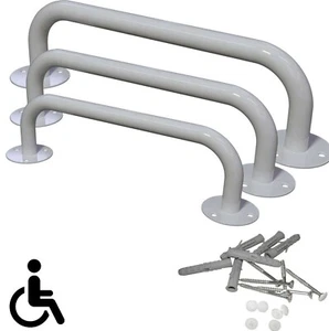 Pasamanos Recto Pasamanos Rectos para Baño Ducha WC 20 cm - 100 cm Blanco - Imagen 1 de 15