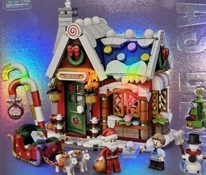 NEW Christmas House With Santa Loz Mini Blocks Creative Series Item 1223 788 Pcs - Picture 1 of 3