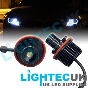 For BMW E60 E61 E63 E39 E87 E53 E66 Angel Eyes Halo Light LED Bulbs 6000k Marker - Picture 1 of 6