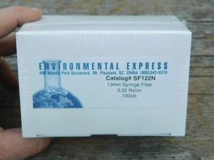 100 13 mm Nylon Spritzenfilter 0,22 Porengröße Umwelt Express Laborgeräte - Bild 1 von 2