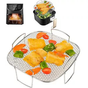 Rack Square Air Fryer Rack Grill Rack Air Fryer Basket Air Fryer Accessories - Picture 1 of 12