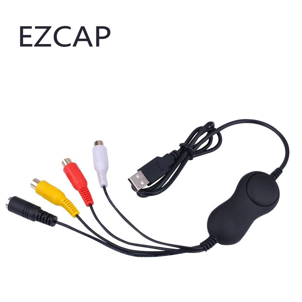 Ezcap 158 USB 2.0 Video Capture Card VHS VCR TV Box To DVD Converter for Mac OS - Image 1 of 4
