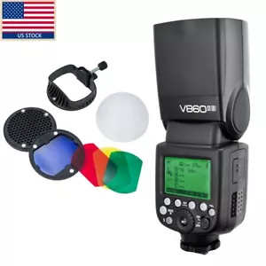 Flash fotocamera US Godox V860II-S 2,4 G TTL HSS Speedlite + filtro magnetico per Sony - Foto 1 di 12