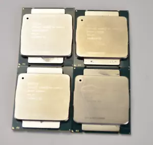 4 Intel Xeon CPUs 2x E5-2680v3 SR1XP and 2x E5-2667v3 SR203 2 Pair Processors - Picture 1 of 5