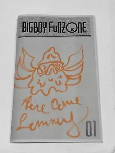 Cucharas Bwana dibujadas a mano firmadas Mini Zine Kickstarter diseñador con cómic - Imagen 1 de 5