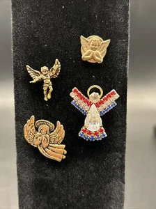 Angel lapel pin Lot Of 4. Missing 1 Back - Picture 1 of 9