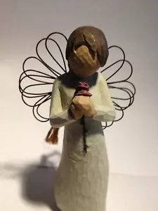 Willow Tree " LOVING ANGEL " Rose ORNAMENT 2002 "FREE SHIPPING" - Picture 1 of 3