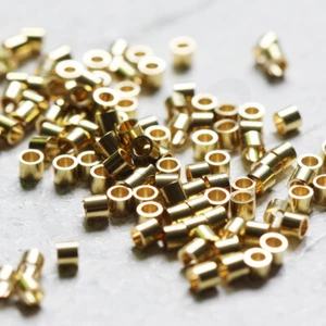 100 Piezas Espaciadores de Latón Sólido Crudo - Tubo 2x2.5mm (CW-4394C) - Imagen 1 de 3