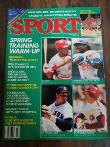 Sport Magazine Sneak Preview ⚾ BASEBALL March 1987 🏀 HOW TO STOP MICHAEL JORDAN - Picture 1 of 10