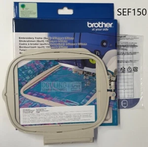 BROTHER Embroidery Hoop EF150 Square 150mm SEF Embroidery Frame V3,5,7,800e,2600 - Picture 1 of 3