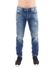 Pepe Jeans Men's Jeans Zinc Dusted Blau Plain Logopatch