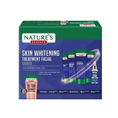 NATURE'S ESSENCE Skin Whitening Treatment Facial Kit With AHA 200 gm + 80 ml - Image 1 of 3