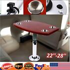 For Caravan RV Marine Boat Table w/ 4 Cup Holders & Base 22''-28'' Rectangle NEW