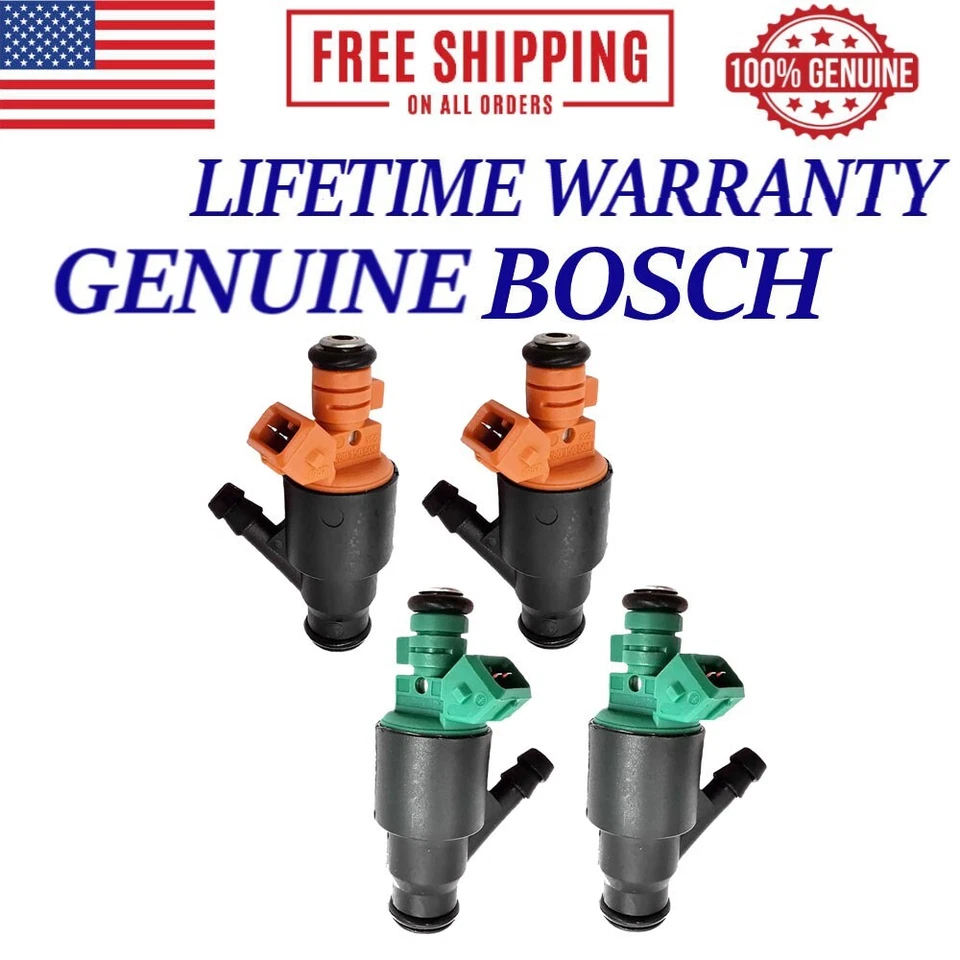 4X OEM Bosch FUEL INJECTORS Fits 1999 Kia Sportage 2.0L I4 #0280150504 - Imagem 1 de 4