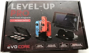 LEVEL-UP PRO Power, Protect & Organize Kit for Nintendo Switch by Evo Core - New - Picture 1 of 3