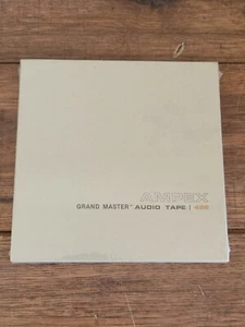Cinta de audio Ampex 456 Grand Master sellada 7 pulgadas estudio masterización carrete a carrete en blanco - Imagen 1 de 6