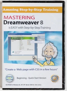 Mastering Dreamweaver 8 Amazing eLearning training tutorial PC CD-ROM NEW SEALED - Picture 1 of 2