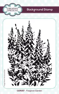 Creative Expressions Pre Cut Rubber Stamp - Foxglove Garden (4in x 6in) - Bild 1 von 5