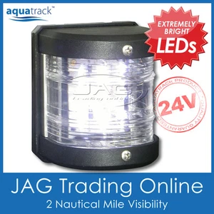 24V 9-LED WHITE MASTHEAD LIGHT Side Mount Navigation Light - Boat/Yacht/Marine - Bild 1 von 4