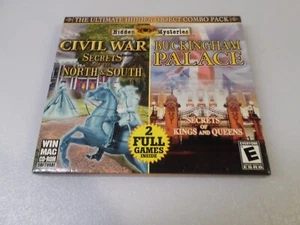 CIVIL WAR: SECRETS NORTH & SOUTH / BUCKINGHAM PALACE - 2008 VINTAGE PC/MAC - NEW - Picture 1 of 4