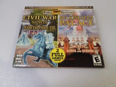 CIVIL WAR: SECRETS NORTH & SOUTH / BUCKINGHAM PALACE - 2008 VINTAGE PC/MAC - NEW - Image 1 of 4