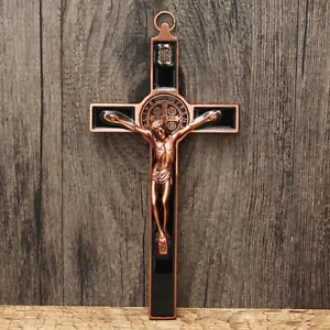 Cruz Católica Crucifijo Santo Pared Cruz Jesucristo INRI Decoración Pared Colgante EE. UU. - Imagen 1 de 6