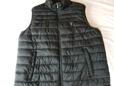 IZOD PERFORM XL MASCULINO ACOLCHOADO PRETO 100% NYLON EXTERIOR FORRO 100% POLIÉSTER  - Imagem 1 de 4