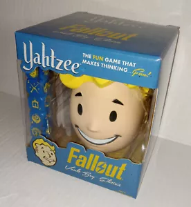 FALLOUT YAHTZEE 2016 USAopoly Hasbro Bethesda Vault Boy Board Game BRAND NEW - Picture 1 of 4