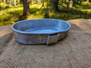 WW2 ORIGINAL DANISH SS VOLUNTEER MESS-KIT LID RELIC of SS-NORDLAND from KURLAND - Picture 1 of 6