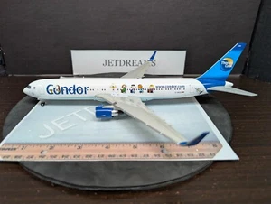 1/200 CONDOR BERLIN BOEING 767-300  300WL PEANUTS CARTOON COLORS D-ABUH JC WINGS - Picture 1 of 9