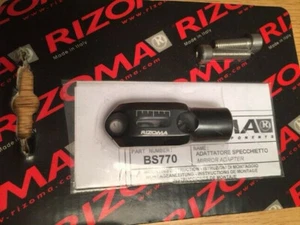 Rizoma mirror adapter Ducati Hype Black new original packaging brand new - Bild 1 von 2