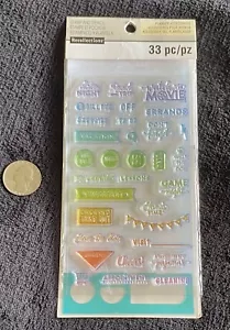 Erinnerungen - Kreative Sätze Clear Stamp & Schablone 33-teiliges Set - Bild 1 von 3