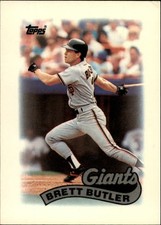 1989 Topps Mini Leaders San Francisco Giants Baseball Card #40 Brett Butler
