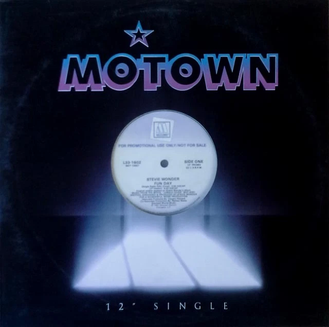 STEVIE WONDER - FUN DAY - 12" EP - MOTOWN PROMO - (3) MIXES - 1991 - Image 1 of 1