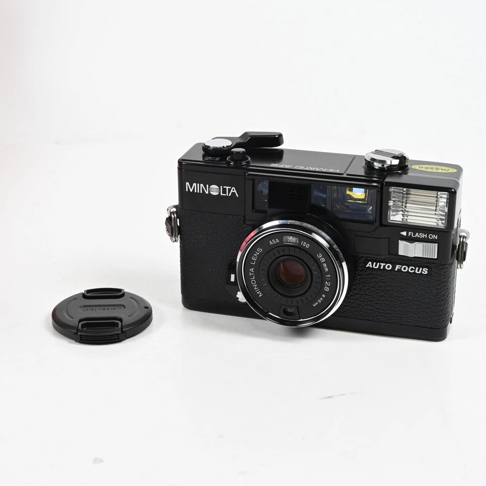 Câmera de Filme 35mm Minolta Hi-Matic AF2 com Lente 38mm f2.8 #127 - Imagem 1 de 4