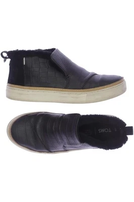 TOMS Halbschuh Damen Slipper feste Schuhe Gr. EU 37.5 Leder Schwarz #sayzjpc - Bild 1 von 4