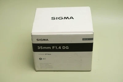 Sigma 35mm f/1.4 DG HSM Art Lens for Nikon – Boxed with Case, Hood & Manuals - Image 1 of 4