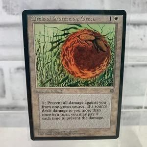 1995 Magic The Gathering: Ice Age Circle Of Protection: Green - Picture 1 of 2