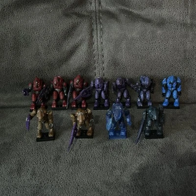 Halo Mega Bloks/Construx - Classic Mega Bloks - Elite Bundle x 11 With Weapons - Image 1 of 4